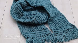 Windermere Scarf Crochet Pattern