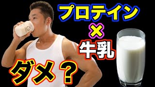 【Q＆A】プロテインを牛乳で割ると良くないって本当？【なかやまきんに君／公式切り抜き】