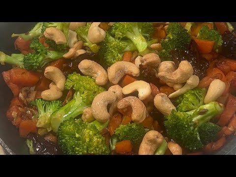 Chinese Veg Fried Rice with Carrots & Broccoli