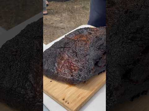 Risk it for the Brisket!  #bbq #smoker #camping