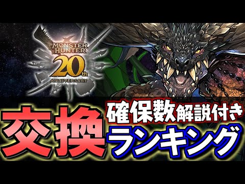 【一部サンリオとの比較付き】モンスターハンターコラボ 交換ランキング&確保数解説!!微課金目線で徹底解説します。【パズドラ】