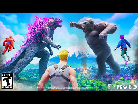 Fortnite STORYLINE - GODZILLA VS KONG!