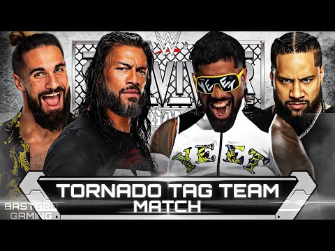 WWE 2K24 | Roman Reigns & Seth Rollins VS Jey Uso & Jimmy Uso | Survivor Series