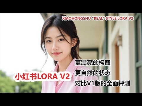 小红书真实风格 LoRA V2 模型测评：效果更自然，细节更丰富！|Xiaohongshu "Real" Style LoRA v2 Review