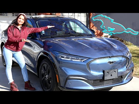 2021 Mustang Mach-E Review And Car Tour | Our First Electric Car!!