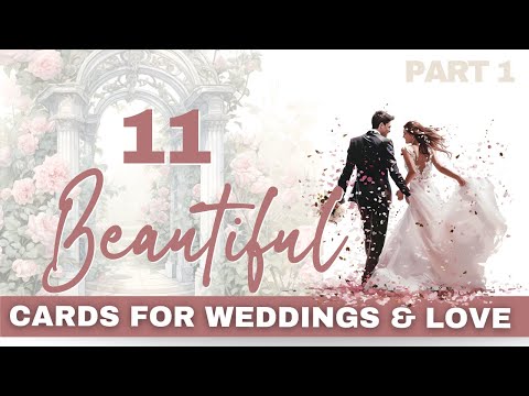 Wedding & Valentine's Day Handmade Card Design Ideas | Background Dies | Card making Tutorial 2024