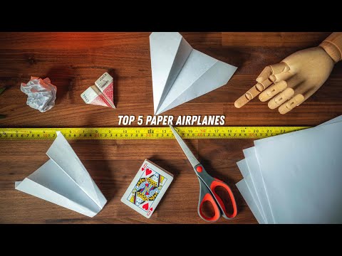 TOP 5 BEST PAPER AIRPLANES OF ALL TIME!!