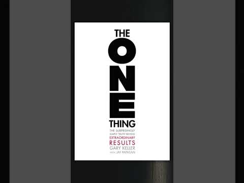 《The ONE Thing》成功，從聚焦一件事開始【啤啤廣東話書評】