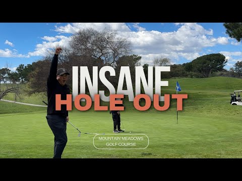 INSANE HOLE OUT! | Front 9 at MOUNTAIN MEADOWS