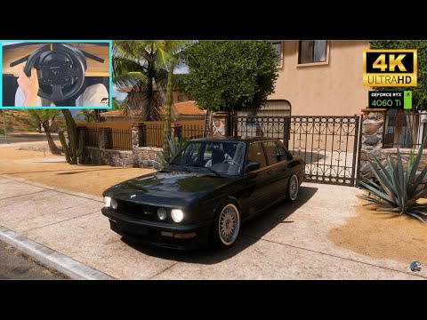 Forza Horizon 5 -  BMW M5 1988 | Steering Wheel Gameplay