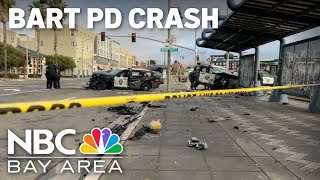 3 BART police officers recovering after high-speed crash in Oakland