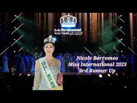 Miss International 2023 3rd Runner Up Nicole Borromeo | #MissInternational2023