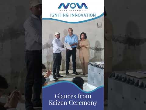 Glimpse of Kaizen Ceremony at Nova Formworks