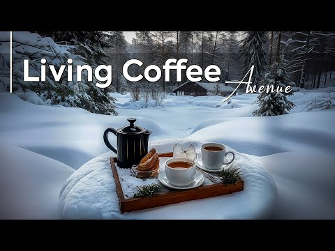 Living Coffee Avenue ~ Christmas Jazz Relaxing Music in Cozy Winter Morning for Unwind Week 🧣🍵