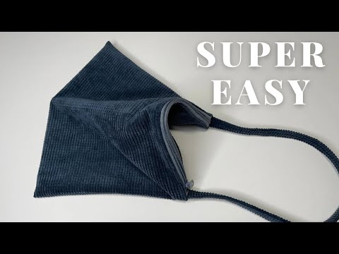 🌺 How to Sew Stylish Shoulder Bag with Zipper So Easily and Quickly🩷Great Sewing Tips and Tricks