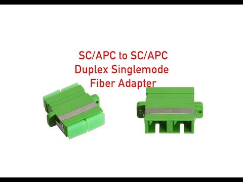 SC-APC/SC-APC Duplex Singlemode Fiber Adapter P#744