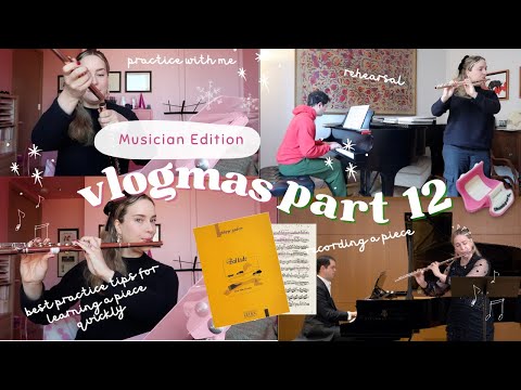 practice tips for learning your music FAST 🎶 | katieflute vlogmas part 12