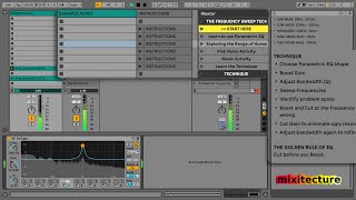 Ableton Lesson Tour - The Frequency Sweep Technique