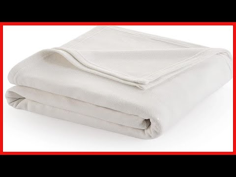 Martex 1B06847 Super Soft Fleece Plush Lightweight Blanket Low Lint Luxury Hotel Style Solid Pet