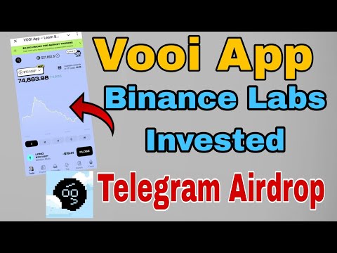 Vooi App Airdrop | Vooi Telegram Airdrop | Binance Labs Invested Project | Telegram Mining Airdrop |