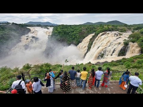 ಗಗನಚುಕ್ಕಿ ಬಾರಚುಕ್ಕಿ ಜಲಪಾತ | Barachukki and Gaganachukki Falls | Shivanasamudra | #rain #falls