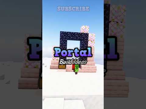 Minecraft Portal Build Ideas #minecraft #minecrafbuilds #minecraftbuilding