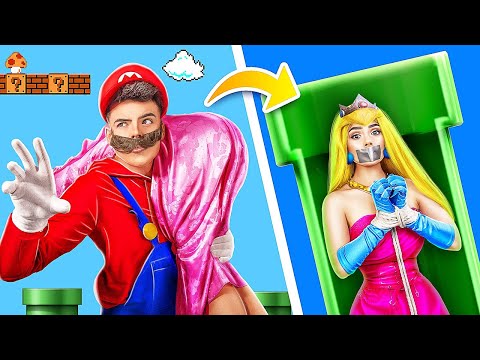 Princess Peach is Missing! How to Become Super Mario Bros in Real Life!