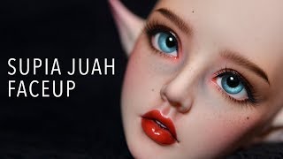 Faceup Painting Timelapse - Supia Juah