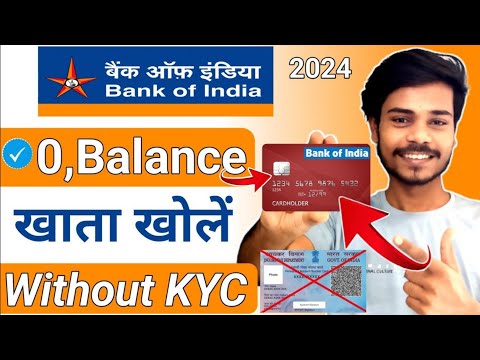 without video kyc | bank of india zero balance account opening online |