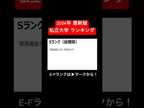 【2024年最新】私立大学 偏差値・難易度ランキング！早慶・関関同立・MARCH