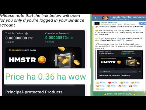 $HMSTR=?$🚨 Hamster Kombat Price Prediction | Hamster Kombat Airdrop | Hamster Kombat Withdrawal