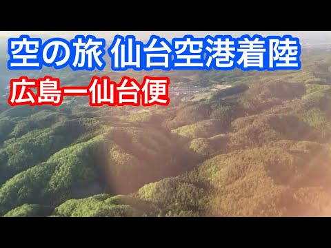 仙台空港着陸動画