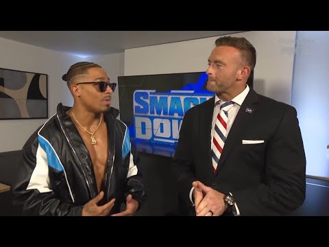 Nick Aldis meets Carmelo Hayes - Smackdown 5/3/2024