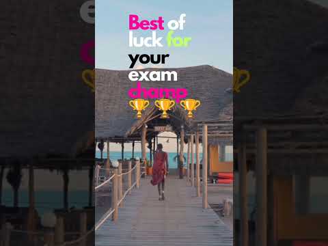 Best of luck for your Exam! Wishing For Exam Success!