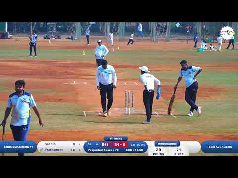 TECH AVENGERS vs eurosmashers 11 match at EURONET CRICKET LEAGUE 2024