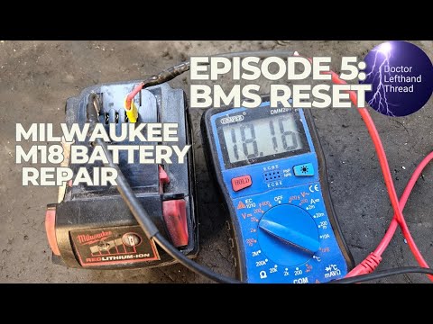 Milwaukee Battery repair course EPISODE 5 resetting the PCB after cell replacement