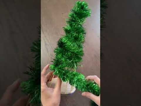 "DIY Mini Christmas Tree | Easy Holiday Decoration Idea!" #shorts #2024christmas #craft #christmas