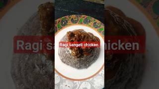 Ragi sangati  Recipe and chicken  🍛🍗👈😋🧆🧆 test super