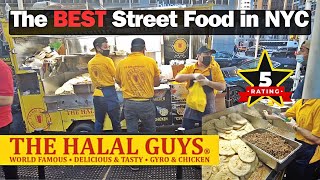 The BEST Street FOOD in NYC | The Halal Guys Cart