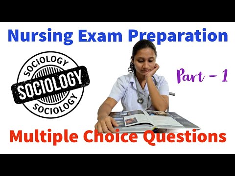 Sociology MCQs for Nursing exams #sociologymcq