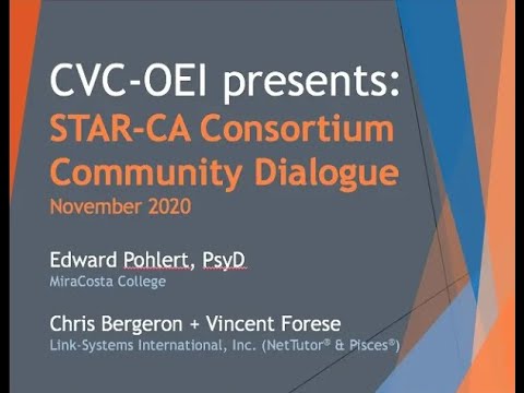 STAR CA Consortium Community Dialogue