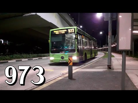 [SMRT] Service 973 Trip | Last Bus of the Day