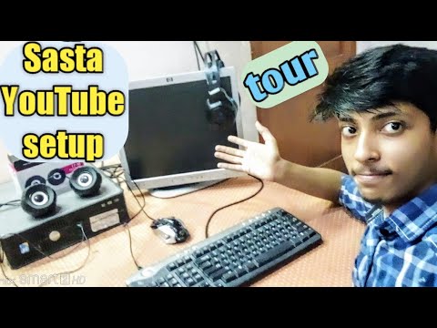 How to Make a YouTube Setup for Beginners | YouTube Studio Setup at Home Cheap| youtube budget setup