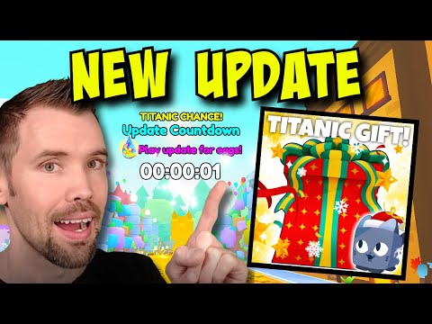 🔴LIVE | TITANIC GIFTS and GARGANTUAN PETS? CHRISTMAS UPDATE PET SIMULATOR 99  | Roblox