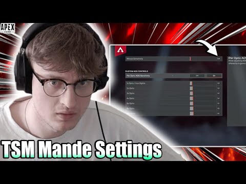 TSM Mande Apex Legends Settings | Mande Apex Sensitivity