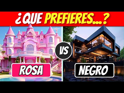 ¿Que Prefieres…? NEGRO vs ROSA 💗🖤