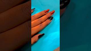 Black brown nails art #nailpolish #shortsfeed #ytshort SimranQueen