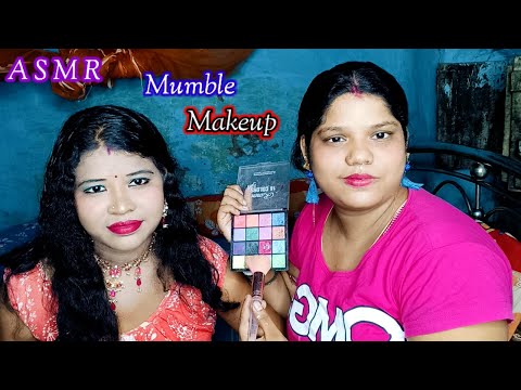 ASMR ~ Doing My Sweet Sister Reception Party Bridal Makeup||(Mumble) @asmrsangi7044 🌹❤️💋🌿