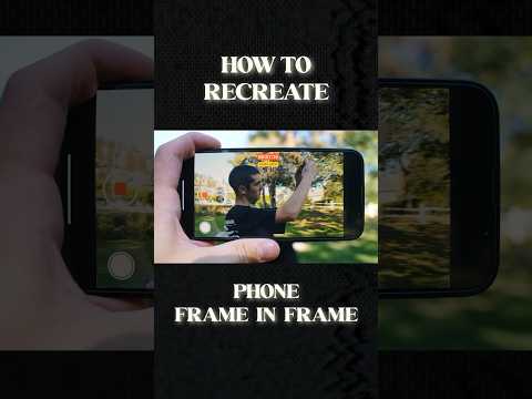 How to Recreate a Phone Frame In A Frame Effect!