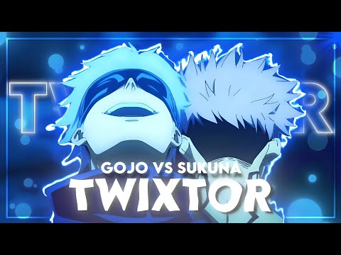 Gojo vs Sukuna twixtor clips for edit 4K CC